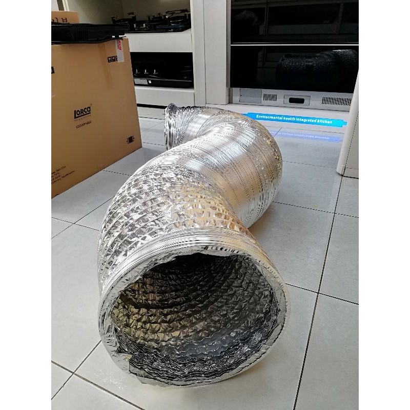 Ống bạc máy hút mùi D200mm x 1m