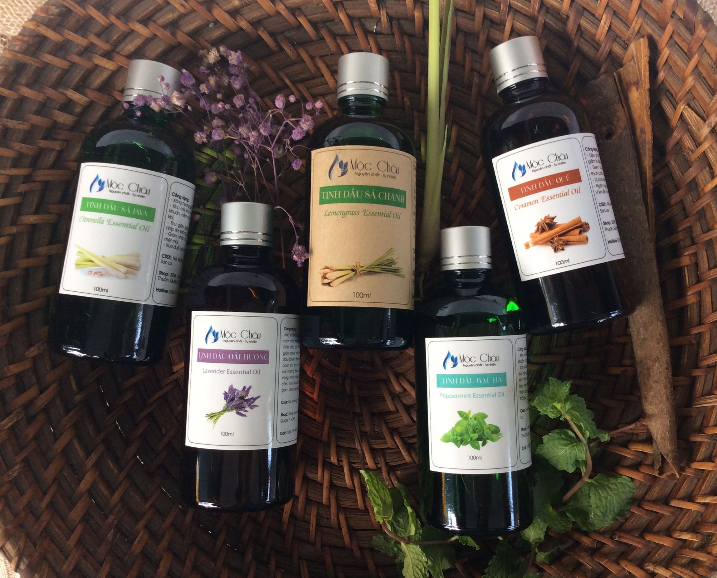 Tinh dầu Sả Chanh Mộc Châu - 100ml