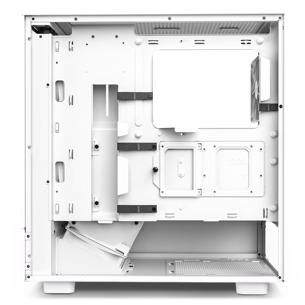 Vỏ máy tính NZXT H5 Flow (Mid Tower/Màu Trắng/Màu Đen)