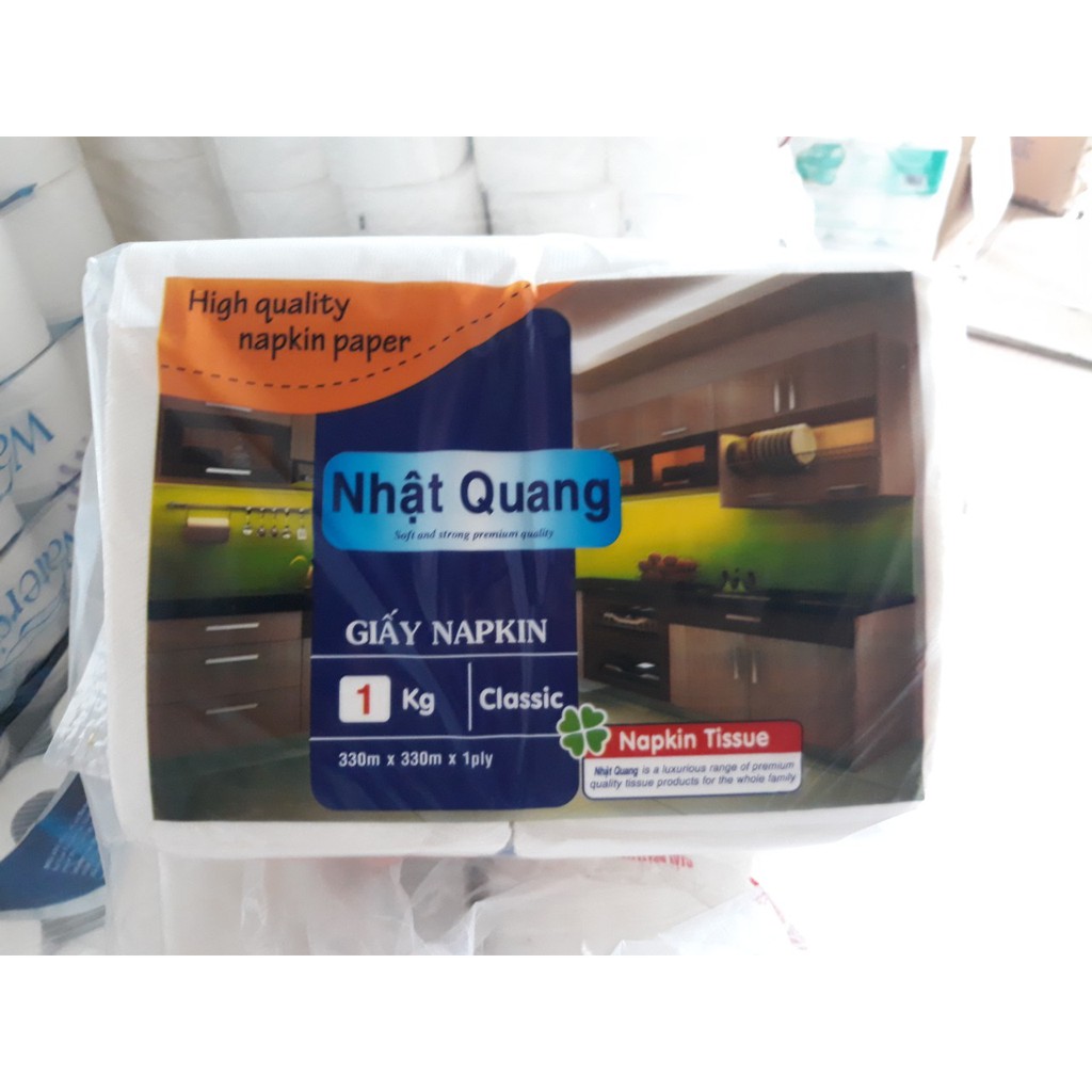 GIẤY ĂN VUÔNG NHẬT QUANG BỊCH TO (KHOẢNG 500 TỜ)