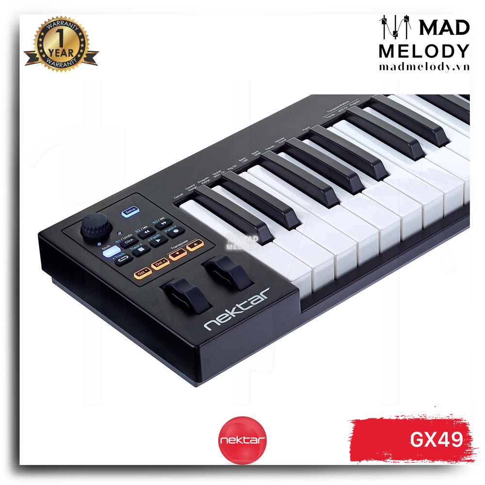 Nektar Impact GX49 Keyboard Controller (đàn làm nhạc, 49 phím, NEW)