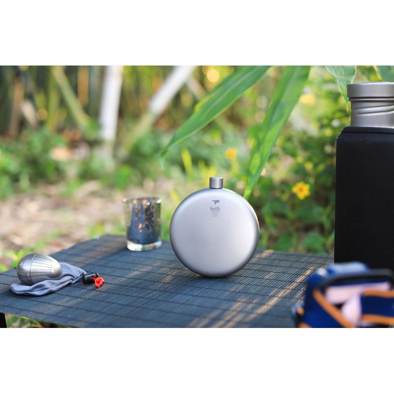 KEITH BÌNH ĐỰNG TITANIUM ROUD FLASK