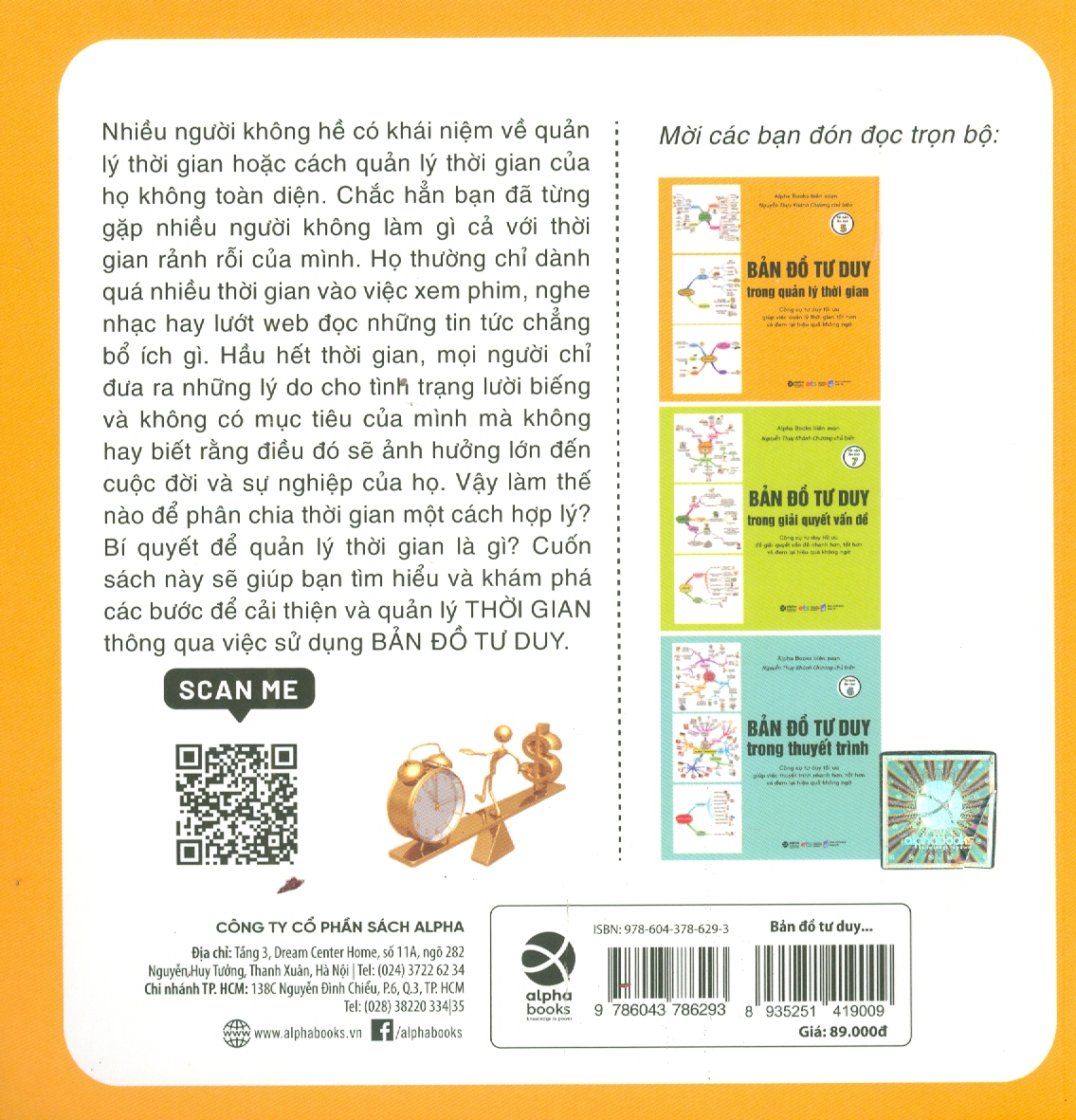 Bản Đồ Tư Duy Trong Quản Lý Thời Gian (Tái Bản)