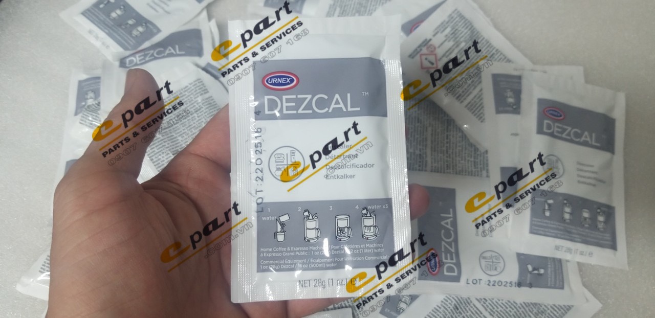 1 Gói bột tẩy cặn máy pha cà phê Dezcal