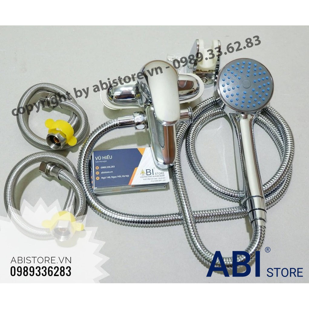 BỘ SEN LIỀN VÒI KÈM DÂY BÁT SEN ĐÔI DÂY CẤP NƯỚC NÓNG LẠNH HÀNG A NHỎ - củ lắp ở chậu lavabo 3 lỗ, bộ sen vòi liền chậu, bộ vòi lavabo liền sen