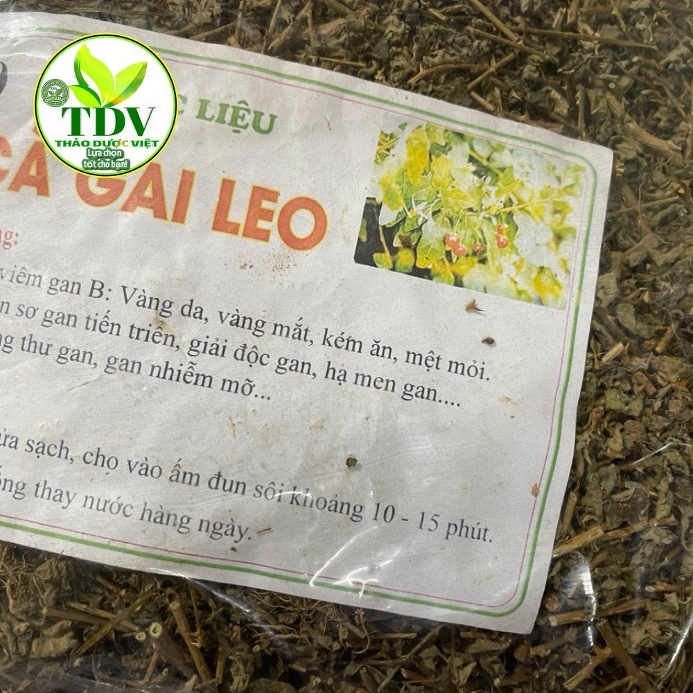1kg Cây Cà gai leo khô giúp giải độc gan rất tốt - Hàng công ty Thảo Dược Việt