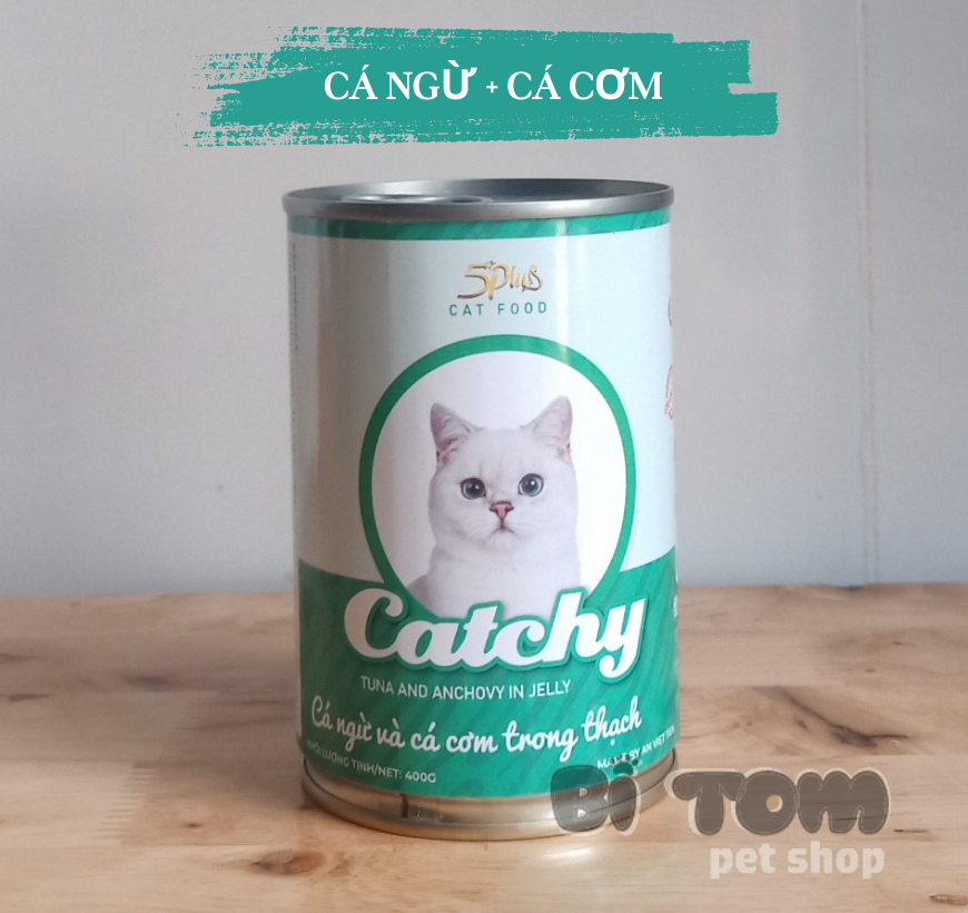 Pate cho mèo Catchy lon 400g - Nhiều vị