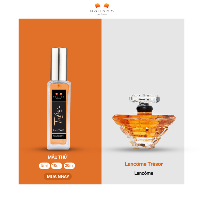 Nước hoa nữ Lancome Tresor EDP [travel size] mẫu dùng thử nhỏ gọn bỏ túi - Ngu Ngơ Perfume