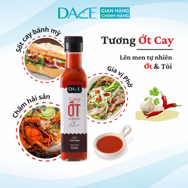 Tương Ớt hữu cơ - DACE đạt chuẩn USDA, JAS, EUR