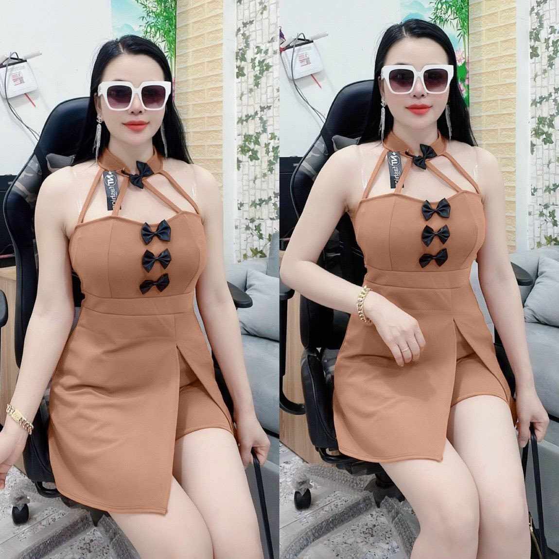 SÉT ĐẦM KÈM QUẦN XINH XẮN