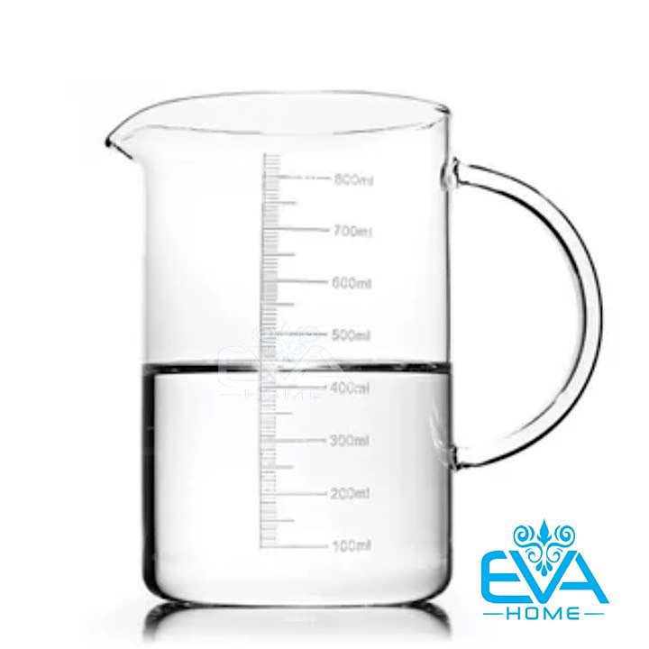 [HCM]Ly Thuỷ Tinh Chịu Nhiệt Chia Vạch Đo Lường 800 Ml
