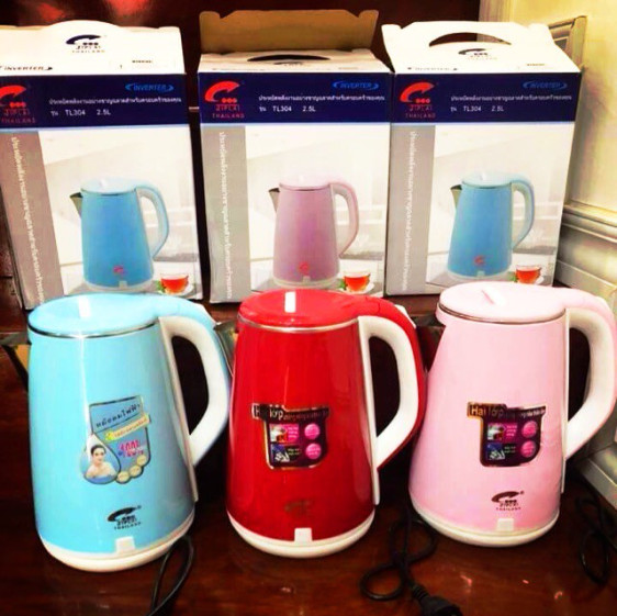 Ấm đun siêu tốc 2,5 Lít cách nhiệt an toàn cao cấp