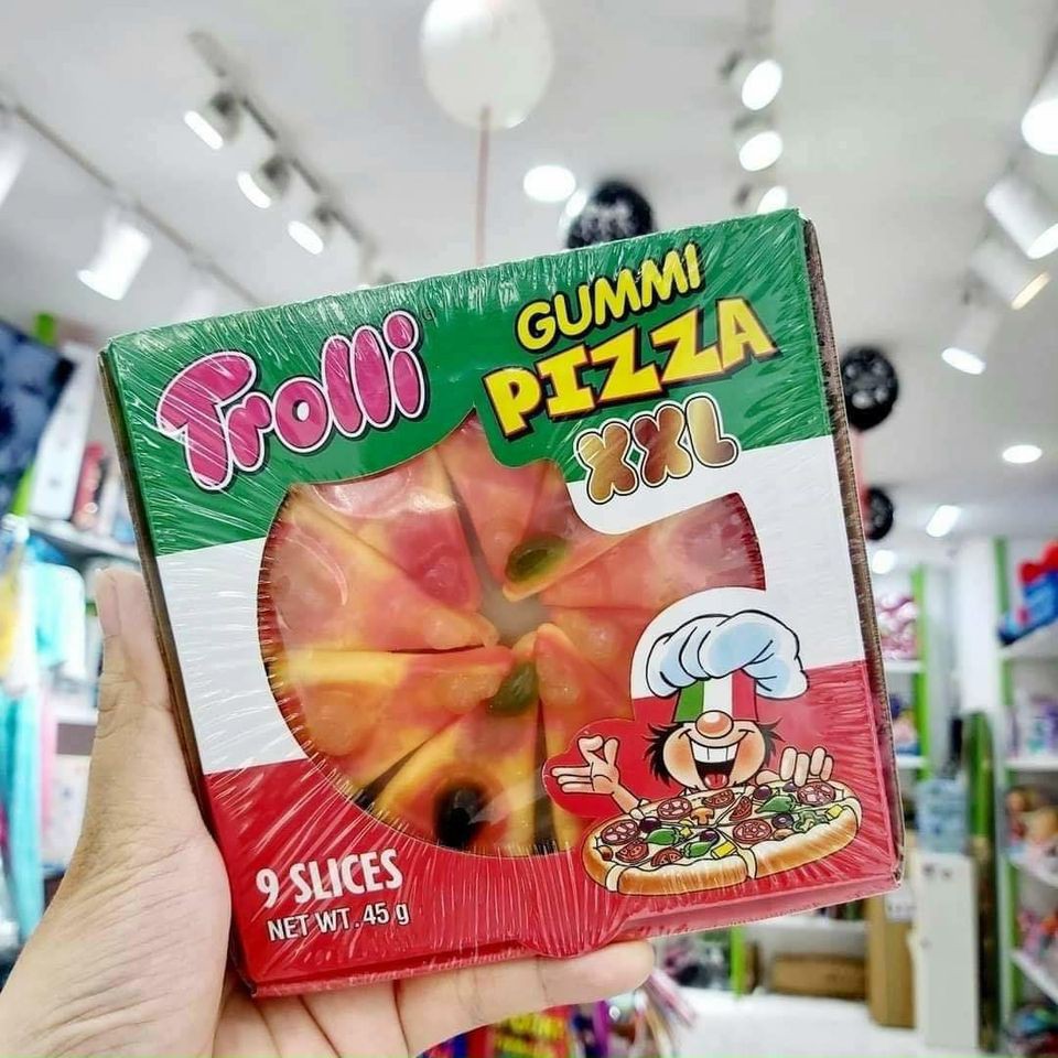 Kẹo dẻo trolli gummi pizza size xxl 45g