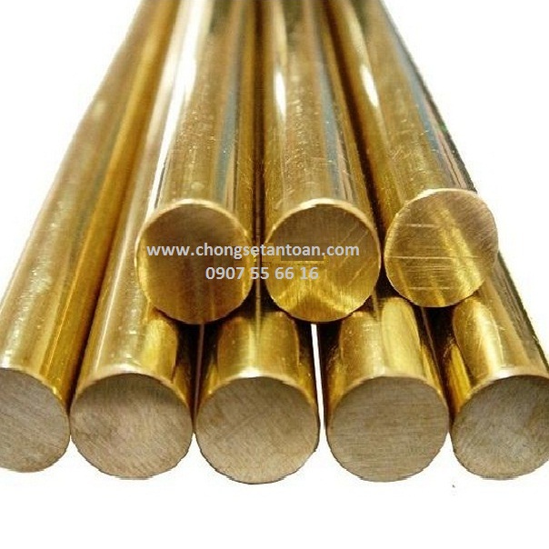 Cọc Tiếp Địa Đồng Vàng D16 L=2.4m