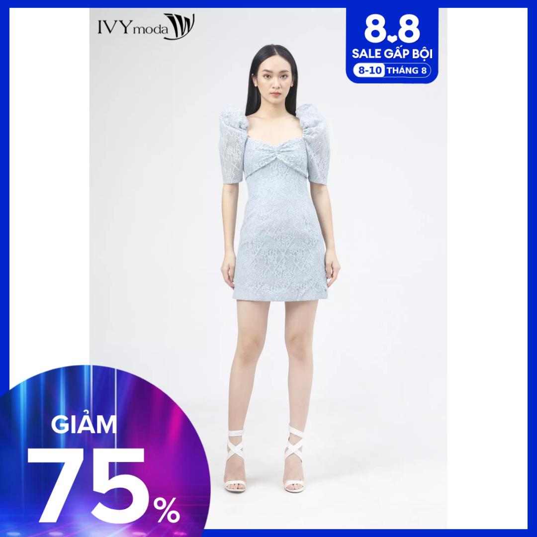 MUA 2 GIẢM THÊM 8%] Đầm dạ hội tay bồng thiết kế IVY moda MS ...