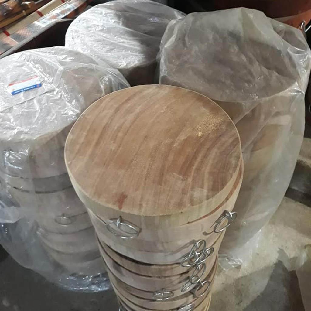 Thớt Nghiến Đá SIêu Bền DK 25cm-Sơn La
