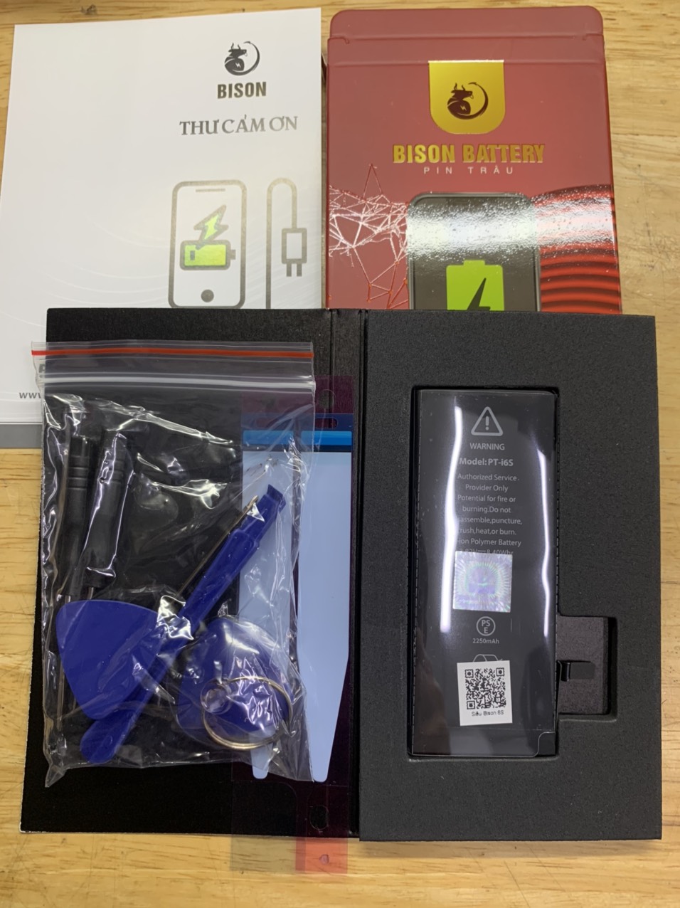 Pin 6s Bison dung lượng cao 2250mAh