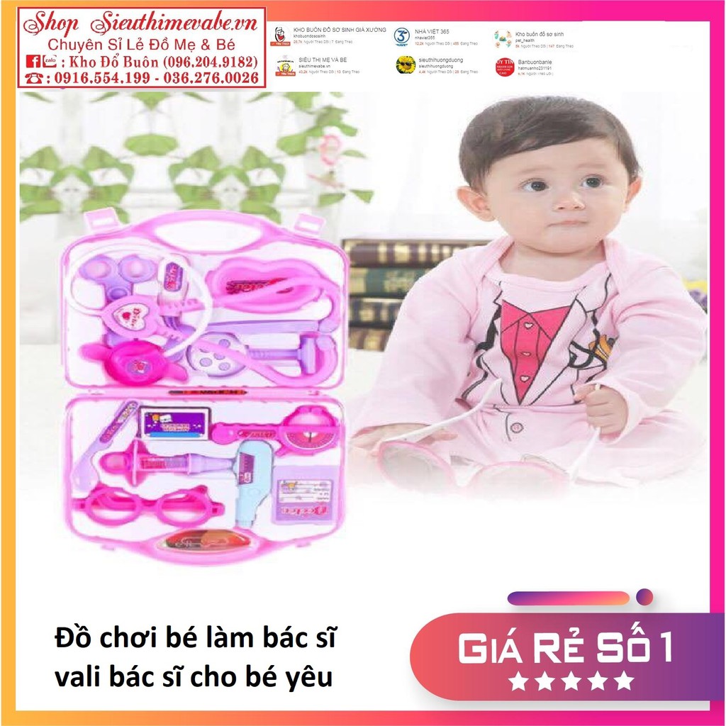 Đồ chơi vali bác sĩ cho bé yêu