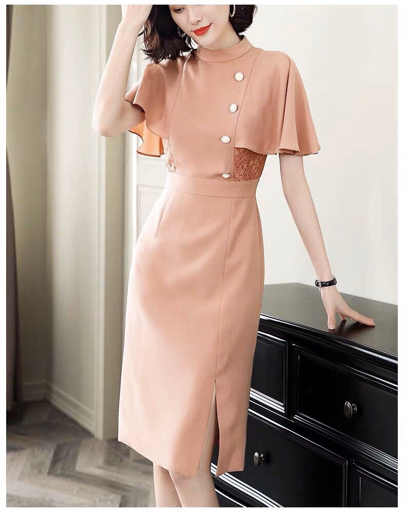 ĐẦM ÔM CÔNG SỞ CÁNH TIÊN PHỐI REN