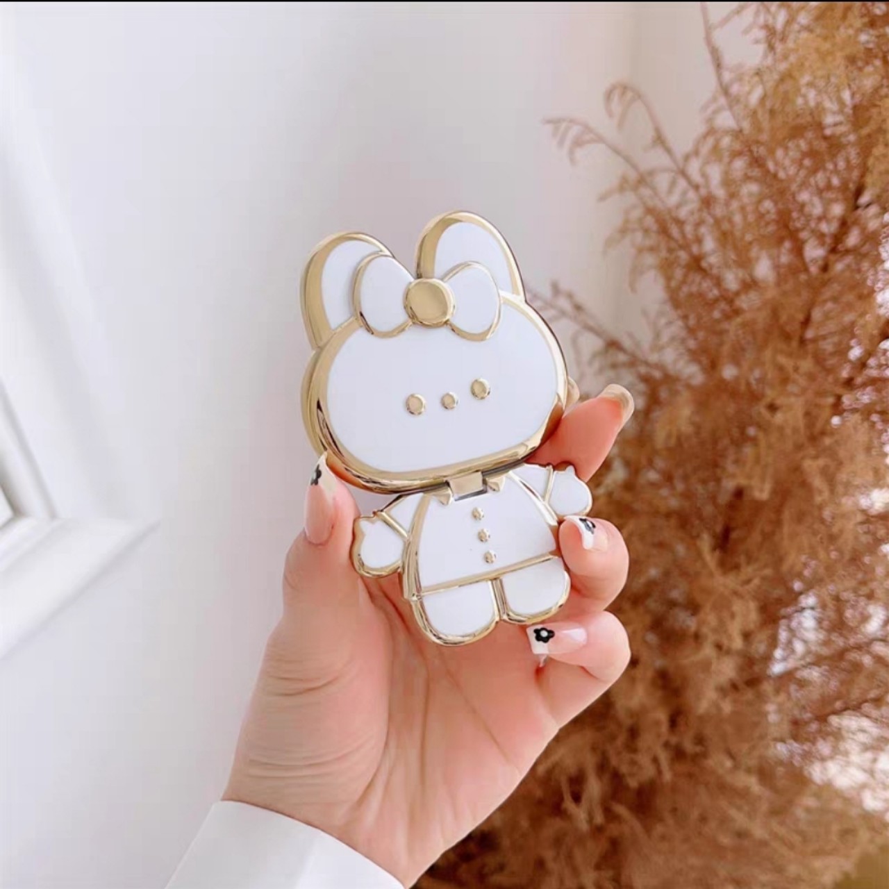 Giá đỡ kèm gương Hello Kitty