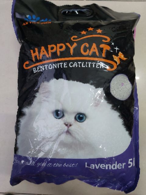 Cát vệ sinh cho mèo Happy Cat bịch 5 Lít