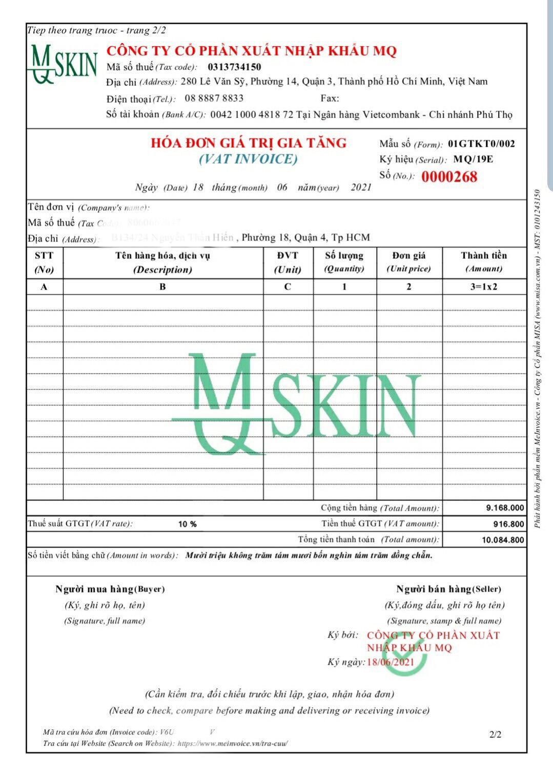 Tái tạo da BB Cream MQSKIN ( tái tạo da dạng kem )