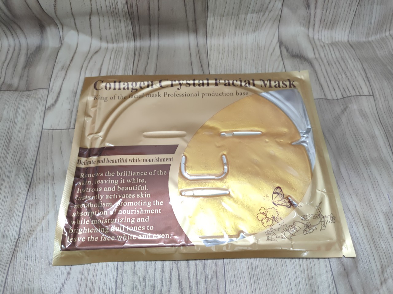 Mặt nạ mặt collagen vàng