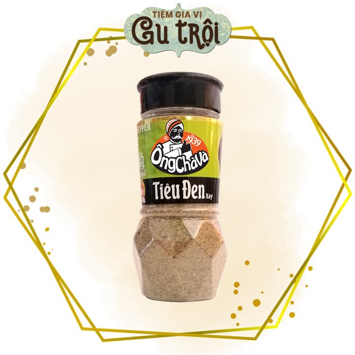 Tiêu đen xay Ông Chà Và 50gram - (Ground black pepper)