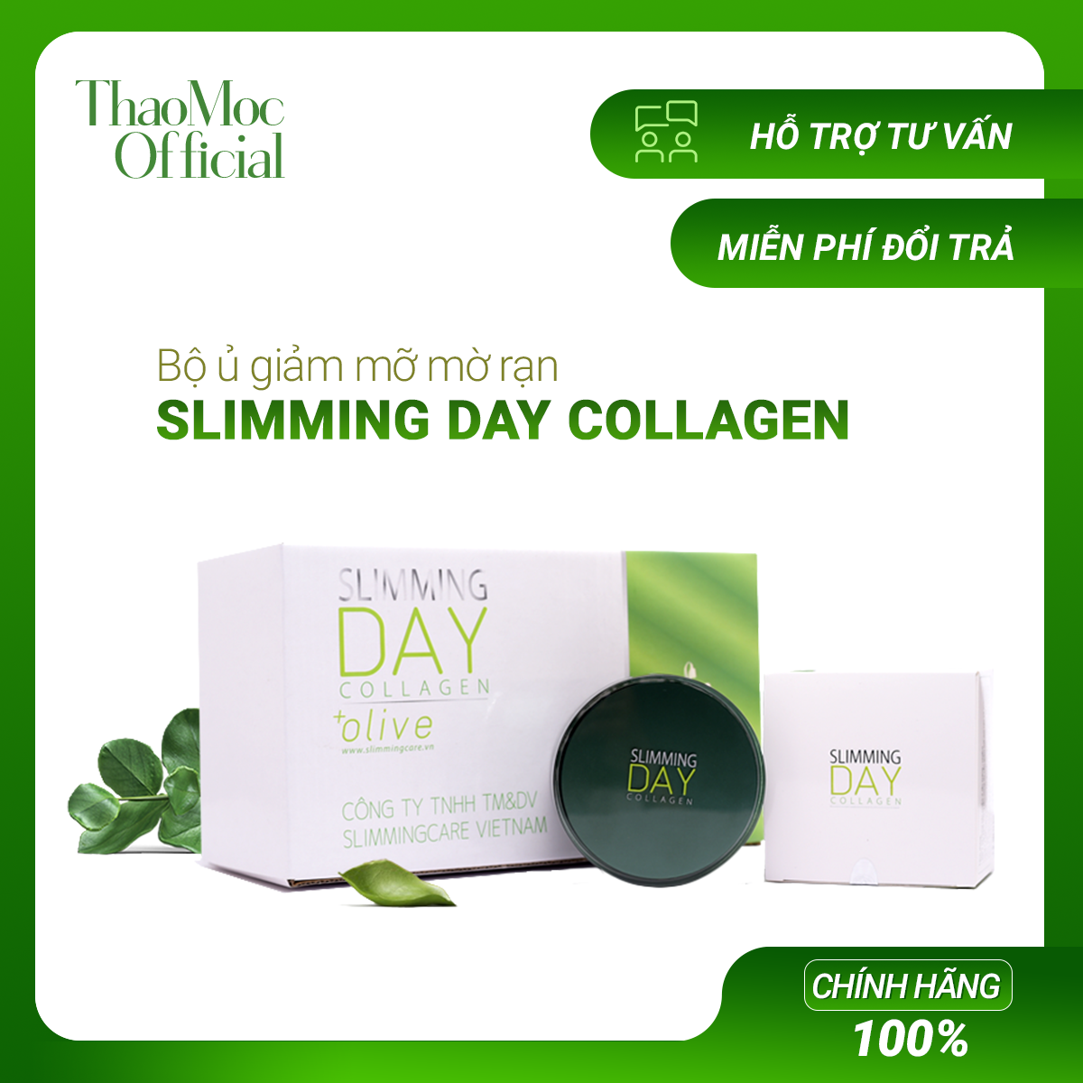 Bộ kem định hình, tan mỡ, mờ rạn Slimming Day Collagen