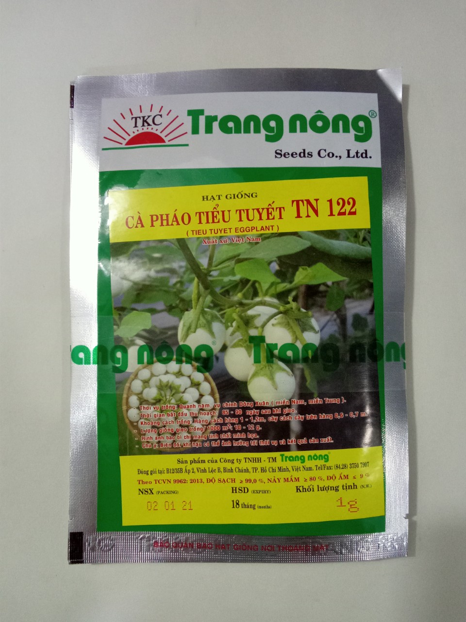 HẠT GIỐNG RAU ĂN QUẢ  HIỆU TRANG NÔNG