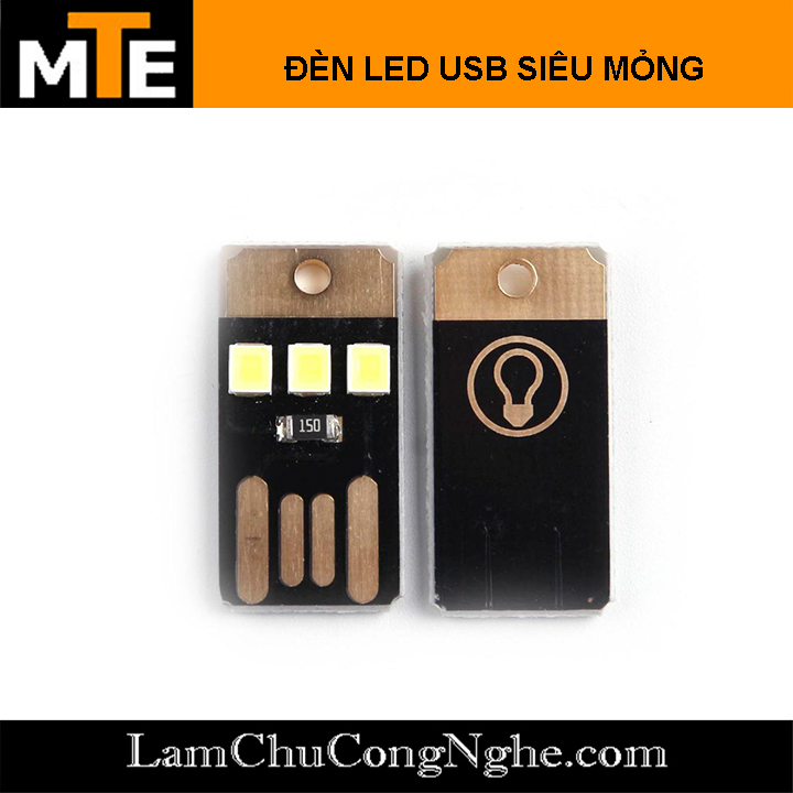 Đèn Led USB Siêu Mỏng - 3 LED siêu sáng
