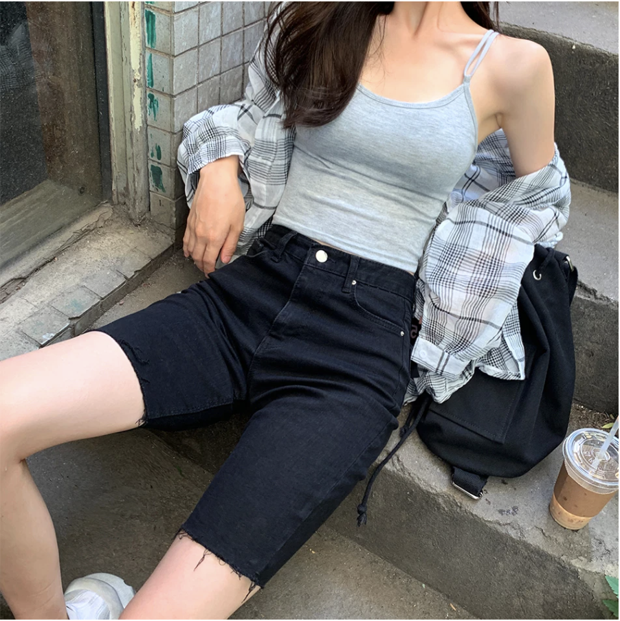 [HCM]QUẦN NGỐ NỮ LỬNG ĐEN VẢI CO GIÃN CÓ BIG SIZE