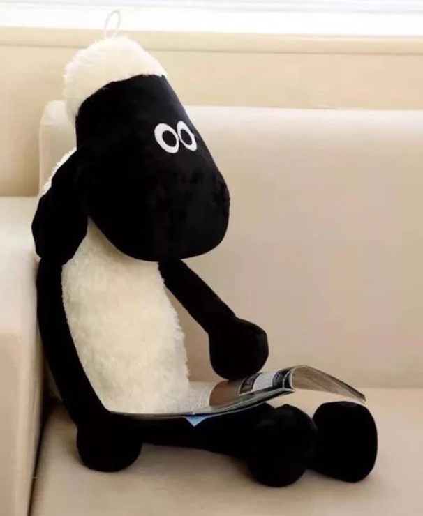 Thú bông cừu trắng cho bé