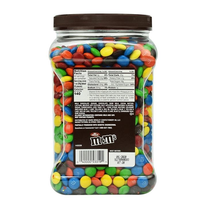 Kẹo Chocolate Milk M&M Mỹ 1.75kg