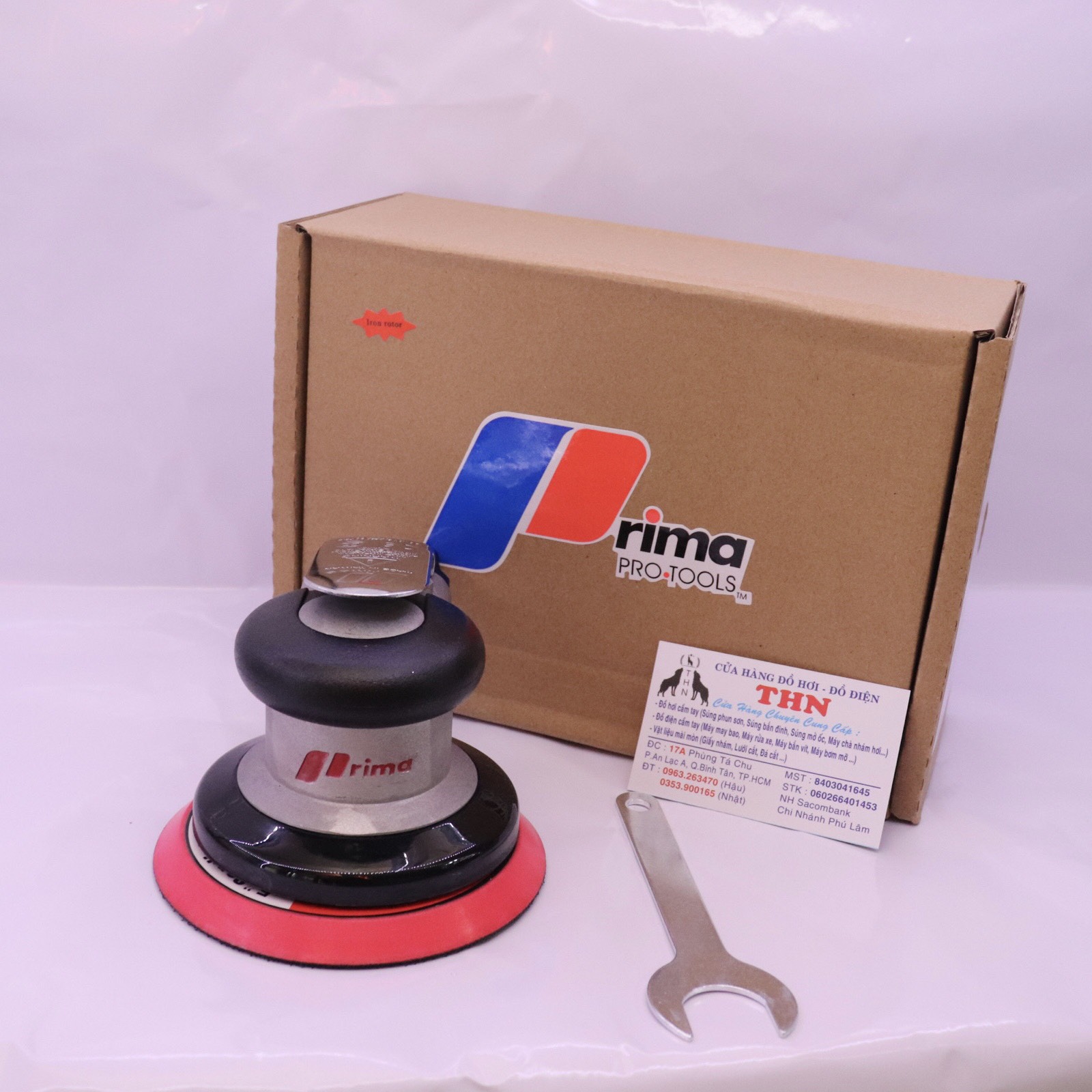 Máy Chà Nhám Gỗ,Chà Xe Máy,Xe Oto Prima (Loại 1 ) Đế 1T2 -125MM