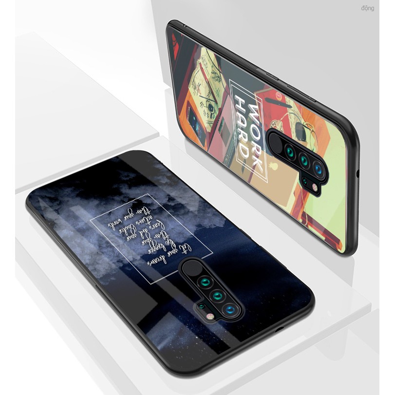 Ốp kính cường lực XIAOMI Redmi NOTE 8 PRO, 8A,MI8,REDMI 8,REDMI NOTE 8,A3