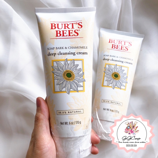 SỮA RỬA MẶT BURT’S BEES SOAP BARK & CHAMOMILE DEEP CLEANSING CREAM 170GR