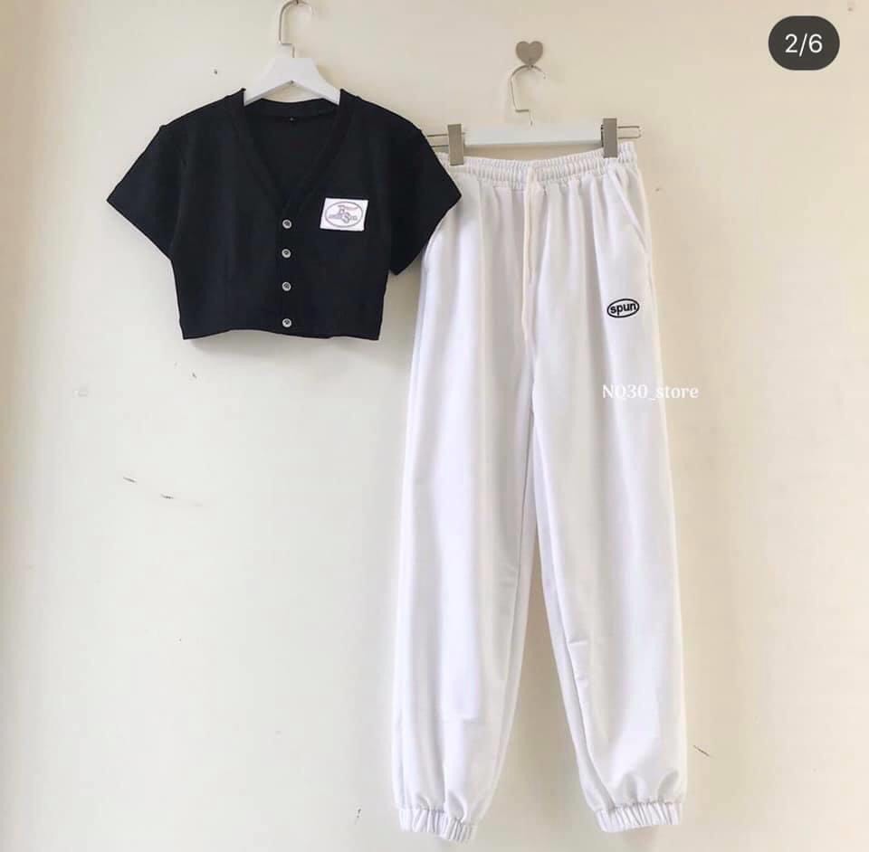 ÁO CROPTOP NÚT HÌNH THÊU, PHỤNG HOÀNG