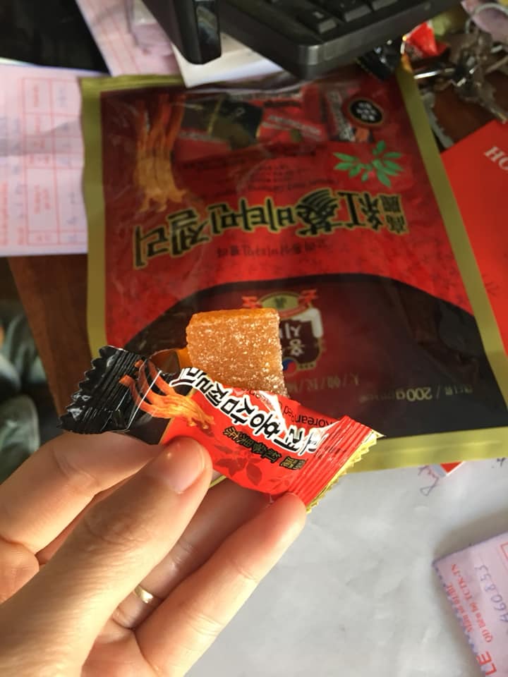 Kẹo Hồng Sâm Dẻo - Mềm Hàn Quốc gói 200g