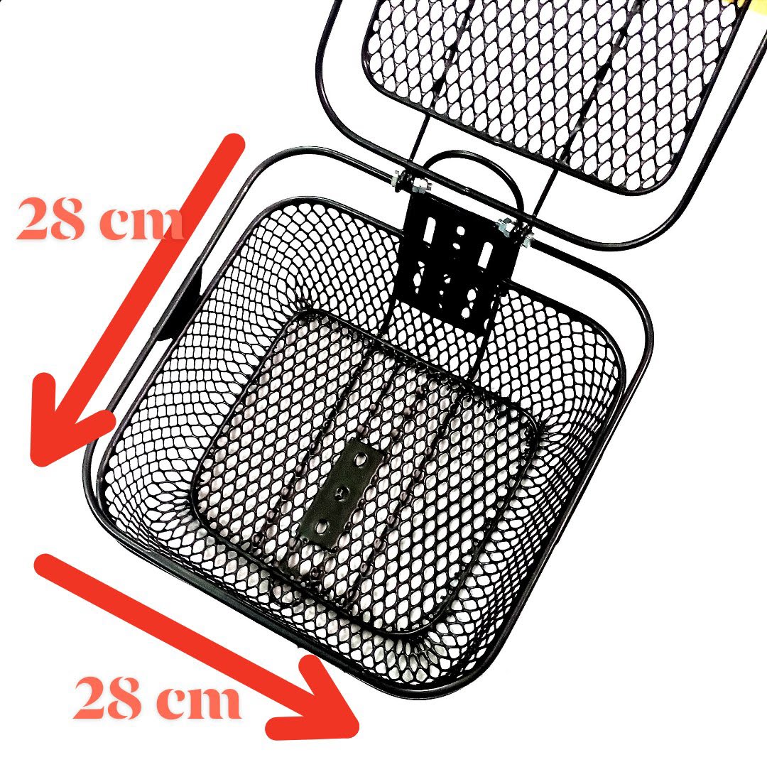 Mesh Basket for Motorbikes, Bicycles, Electric Vehicles - Good Quality Products with Lids