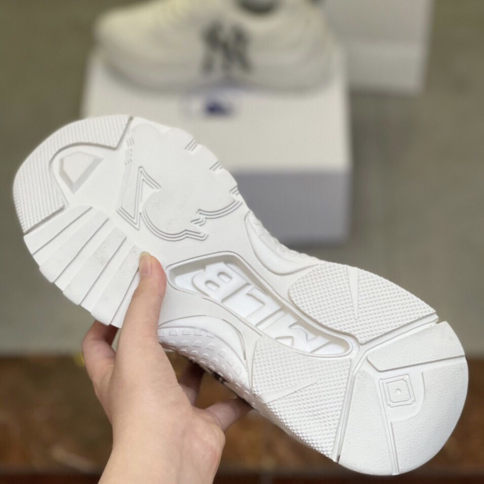 [TẶNG HỘP+BIL+TẤT] Giày thể thao MLB monogram NY Đen CHỮ bản in