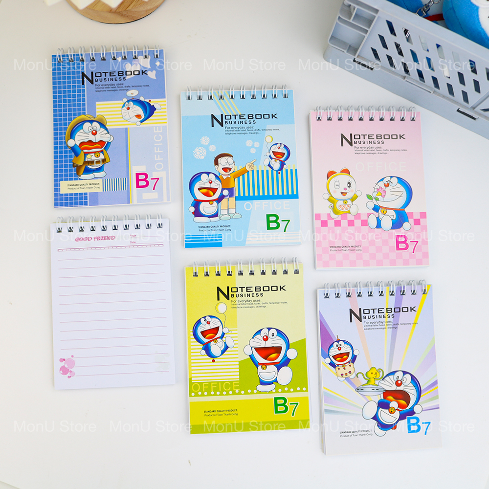 Sổ tay lò xo DORAEMON DOREMON dễ thương cute MON0015
