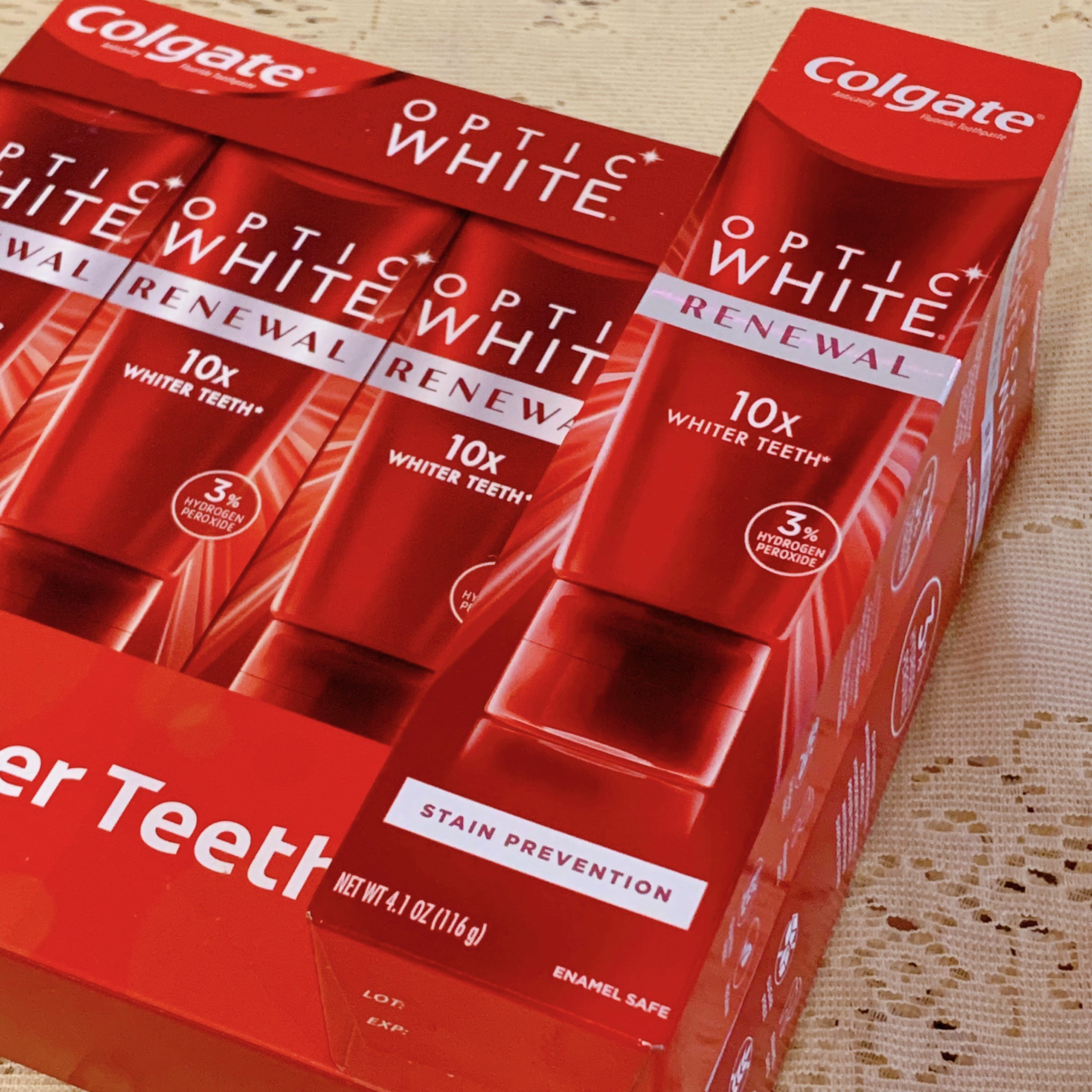 [Hàng Mỹ] Kem Đánh Răng Colgate Optic White