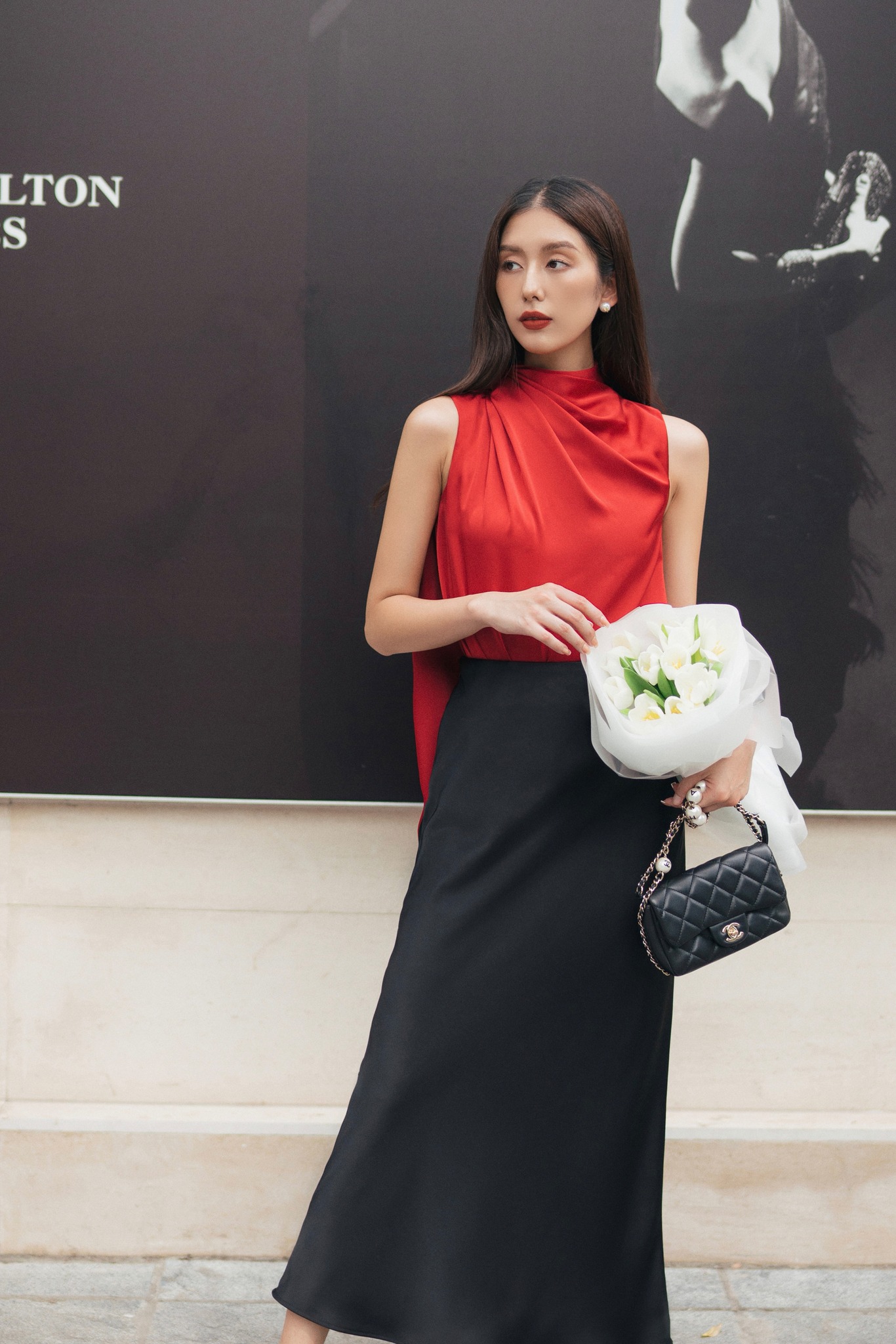 Áo sơ mi lụa Charlotte Top HUONG BOUTIQUE HBSM1111
