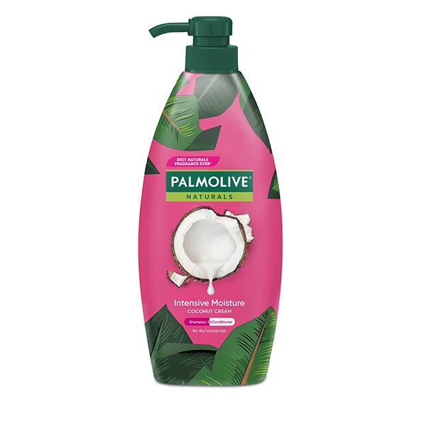 Dầu gội xả Palmolive Naturals dưỡng ẩm bổ sung cho tóc khô xơ 600ml