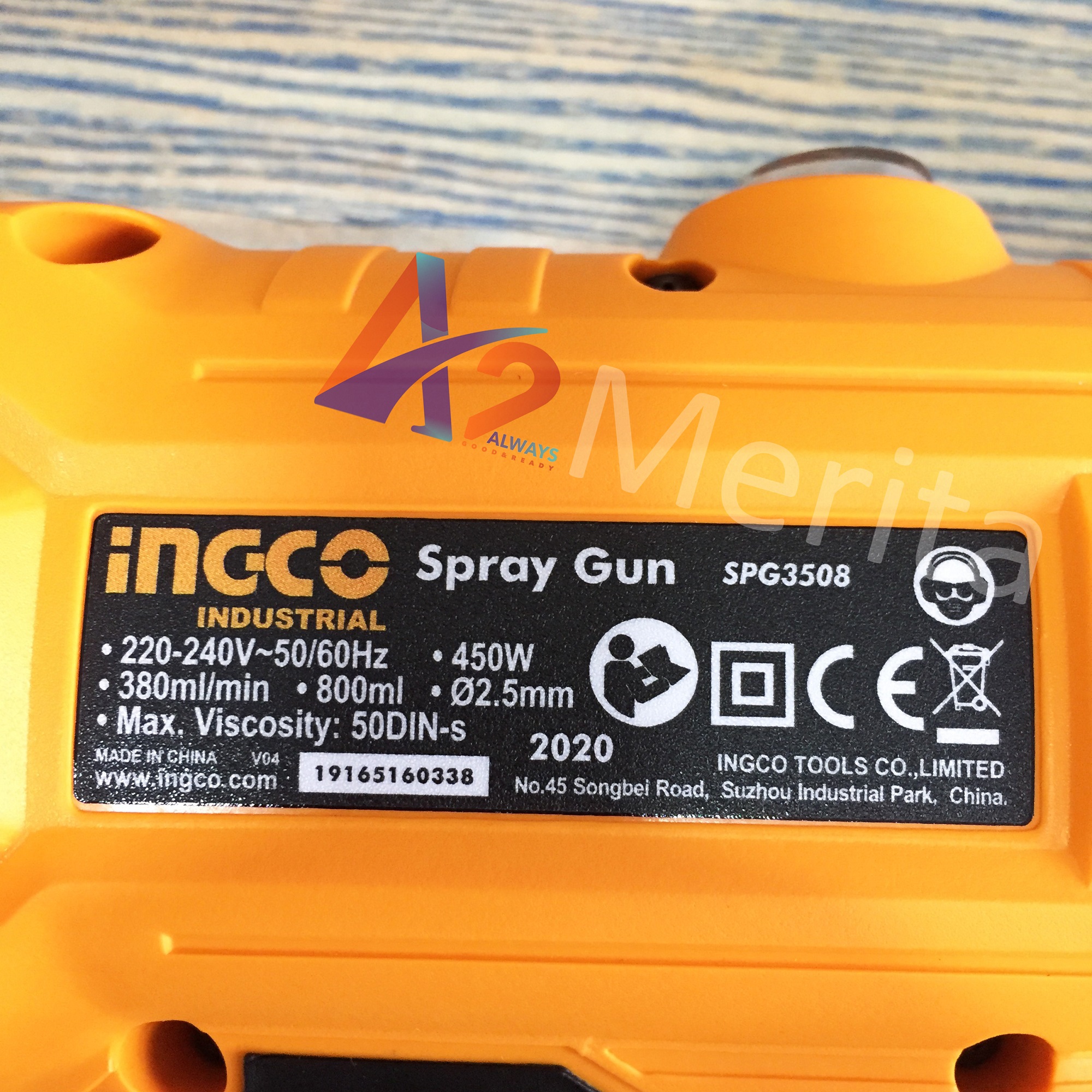 Máy phun sơn cầm tay 450W INGCO SPG3508
