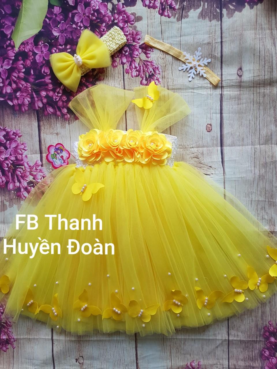 Đầm công chúa tutu Bướm Vàng
