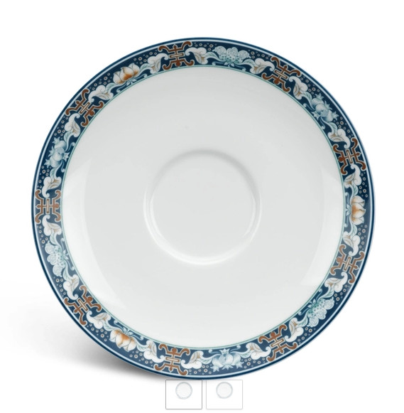 Dĩa lót 15cm Jasmine Phước Lộc Thọ - Gốm sứ cao cấp Minh Long