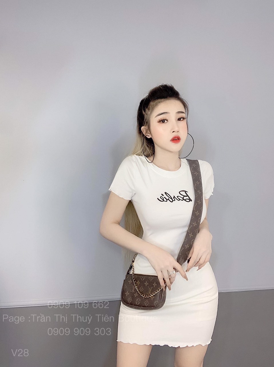 Váy Body đầm body váy dự tiệc váy ôm  váy 2 dầm đầm thun nữ  Ngắn Tay Cuốn Biên Thêu chu sắc sảo tinh tế - CHENS