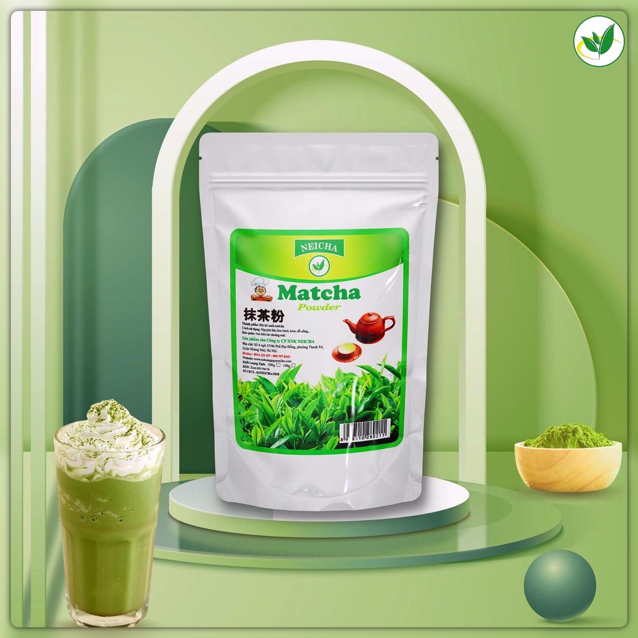 Bột trà xanh matcha đài loan nguyên chất 100%. nguyên liệu pha chế đồ uống, làm bánh, làm kem thơm ngon thượng hạng.